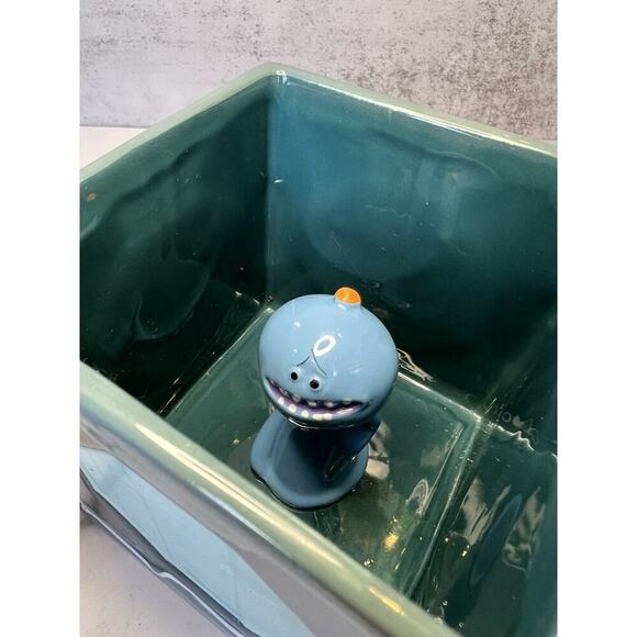 '17 Rick & Morty MR MEESEEKS Coffee SQUARE 3D MUG Adult Swim Cartoon Collectible - Picture 5 of 16